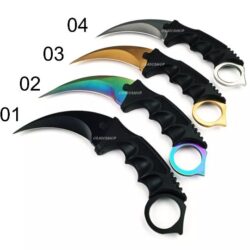 Faca Karambit Cs-go Afiada Colorida Combate Osato Modelos A Escolha